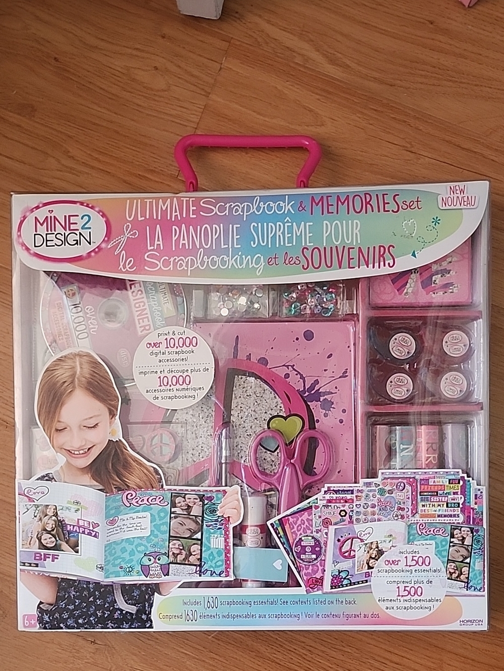 Mine 2 Design Pink Ultimate Scrapbook & Memories Set for Kids